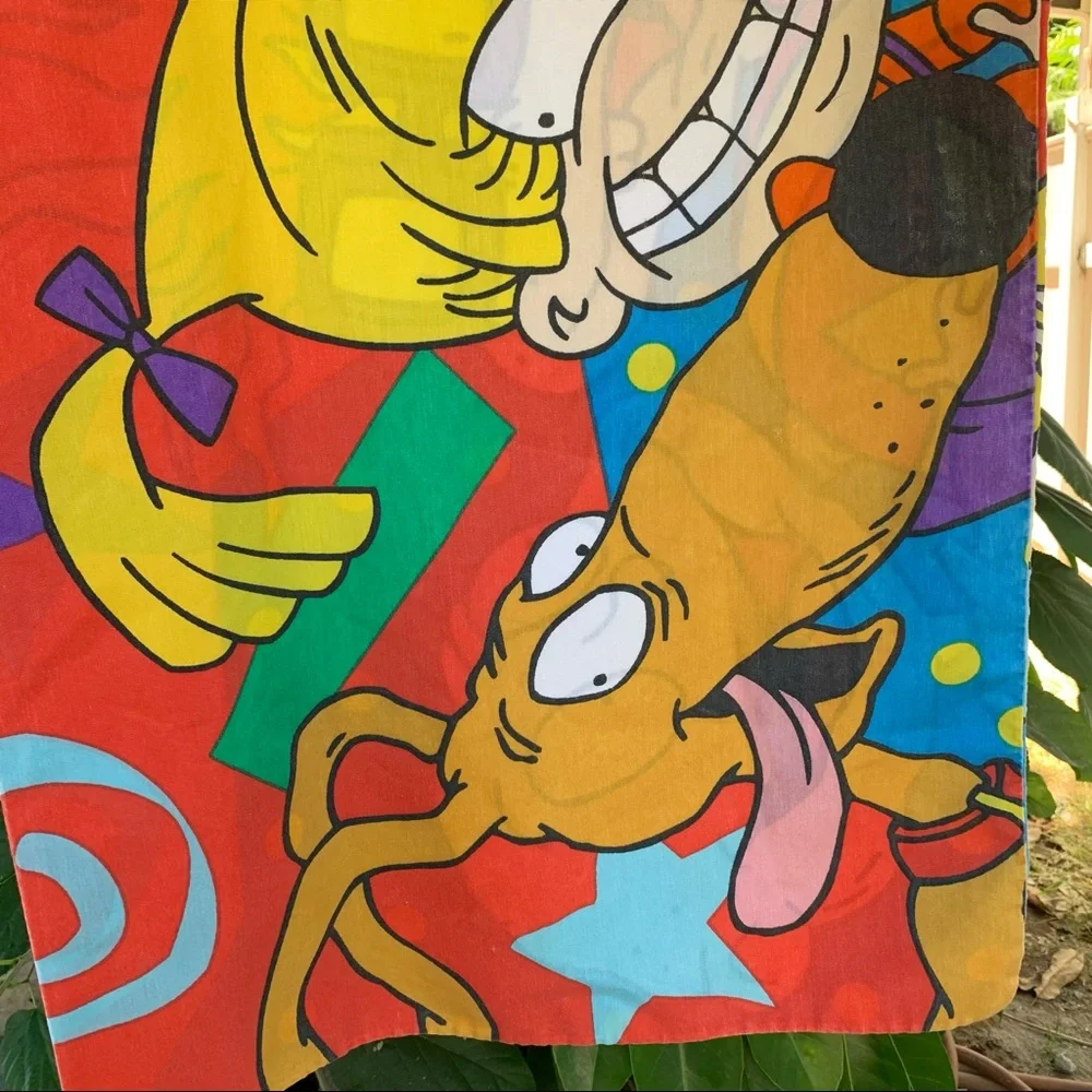 Vintage 90s Rugrats graphic pillow case